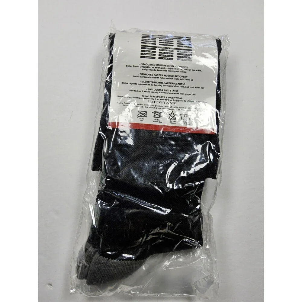 A-Swift Graduated Compression 20-30mmHg Socks Size L